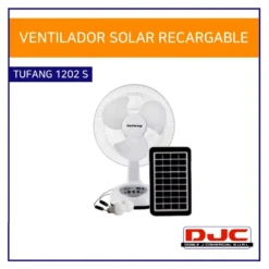 Ventilador Solar Recarable